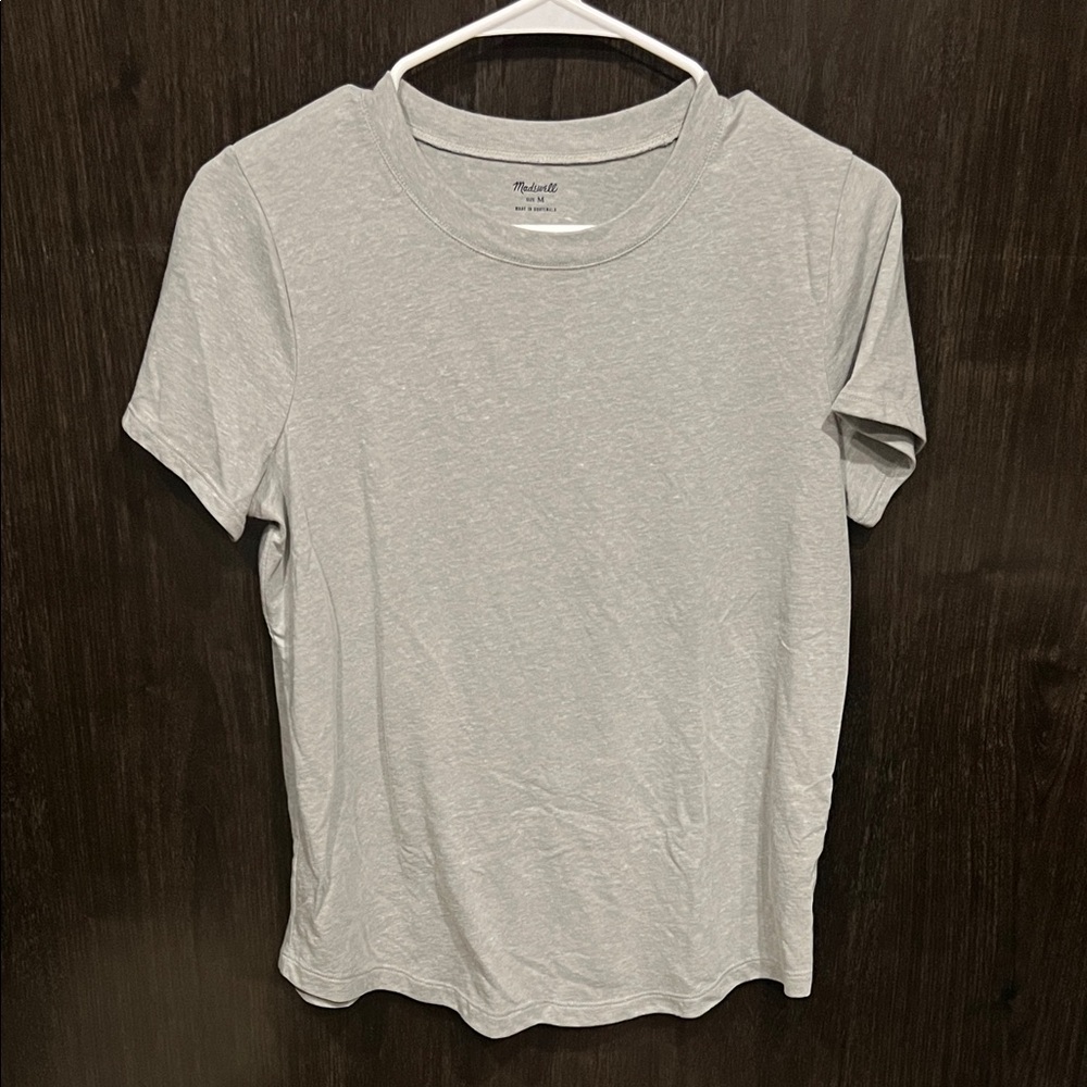 Madewell Gray Short Sleeve Tee